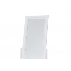 Фото1.Самостійне дзеркало з висувною шуфлядою MADISON 70 SZYNAKA білий альпійський